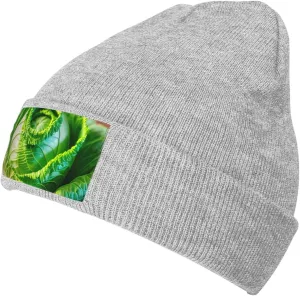 Our Bright Cabbage Print Knitted Hats are Not Only Warm But Also Fashionable (6 Colors)