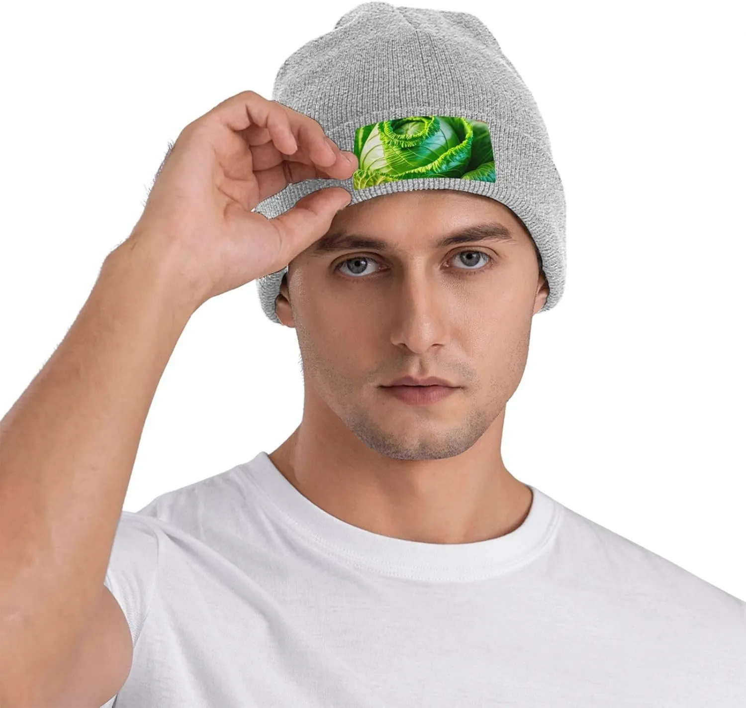 Our Bright Cabbage Print Knitted Hats are Not Only Warm But Also Fashionable (6 Colors)