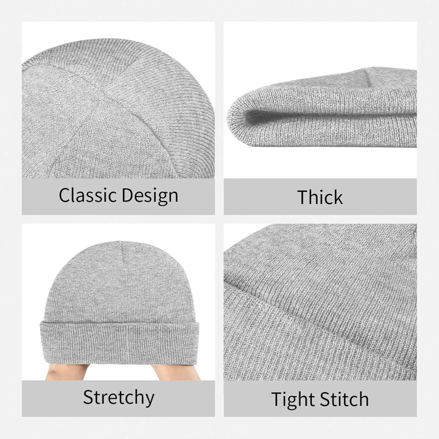 Our Bright Cabbage Print Knitted Hats are Not Only Warm But Also Fashionable (6 Colors)