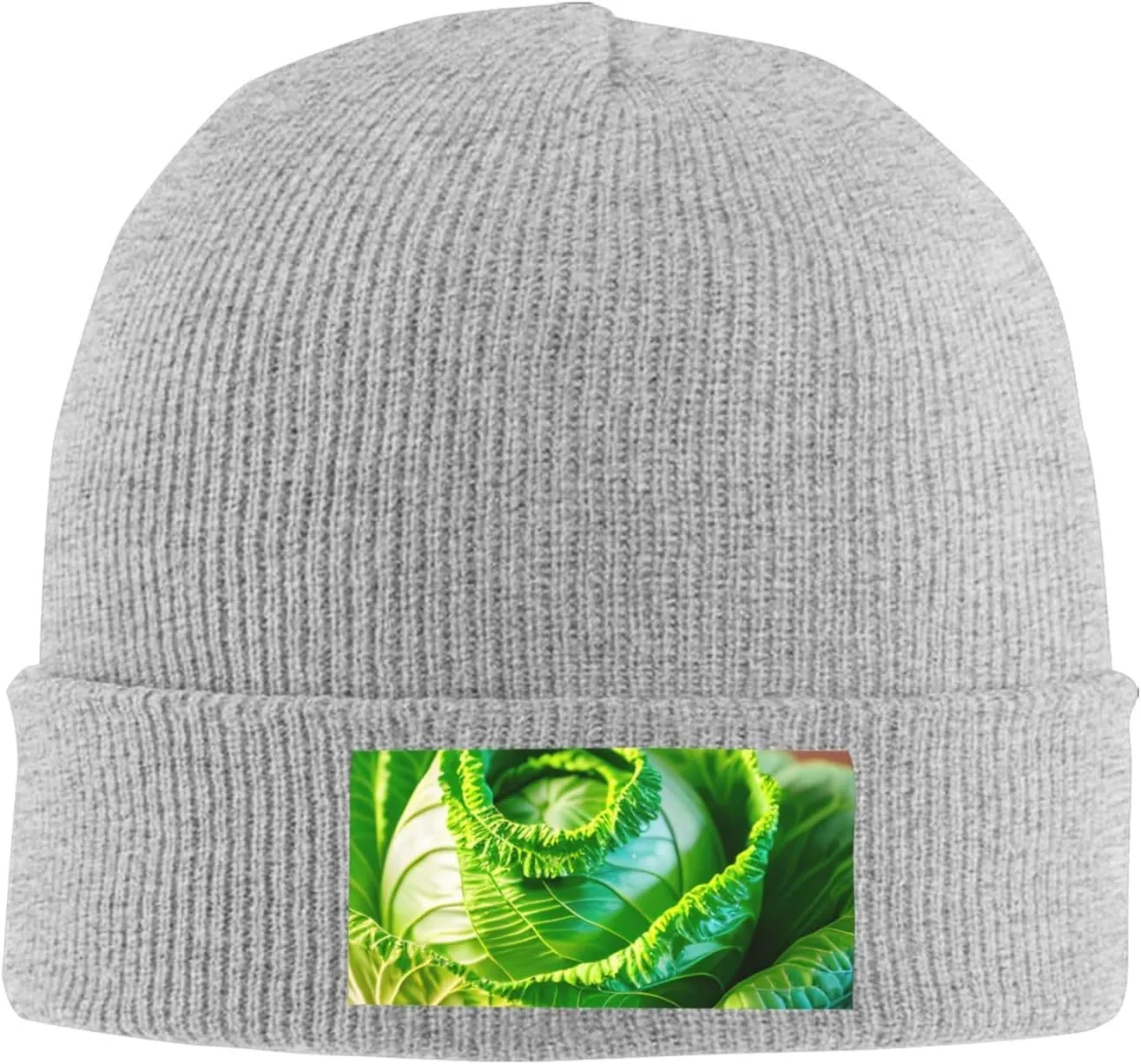 Our Bright Cabbage Print Knitted Hats are Not Only Warm But Also Fashionable (6 Colors)