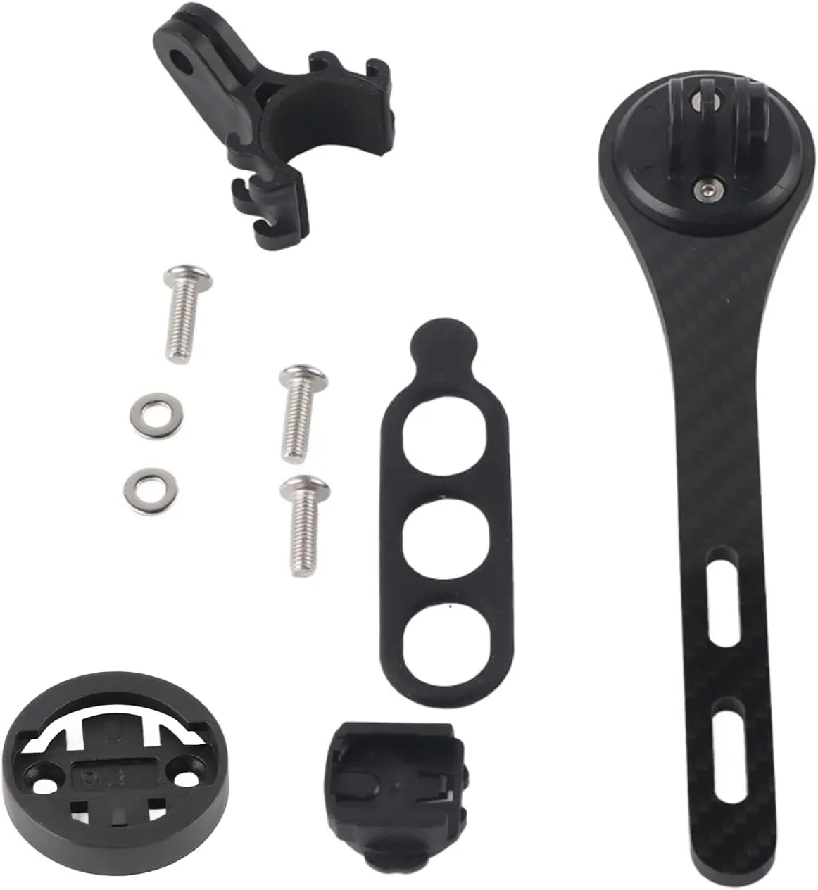 Out Front Cycling Computer Mount, Road Bike Cycling Computer Holder, Integrated Handlebar Stem for Accessories (Applicable to Garmin)