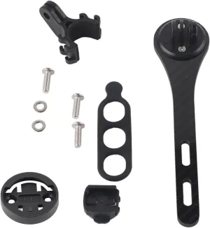 Out Front Cycling Computer Mount, Road Bike Cycling Computer Holder, Integrated Handlebar Stem for Accessories (Applicable to Garmin)