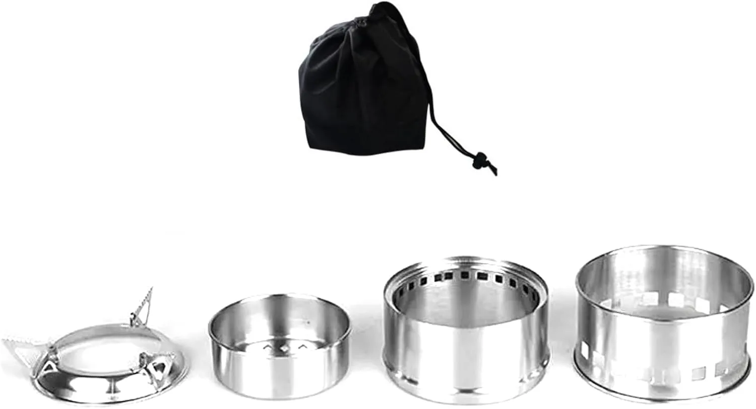Outdoor Camping Stove Portable Wood Burning Stove for Hiking Outdoor BBQ Parts