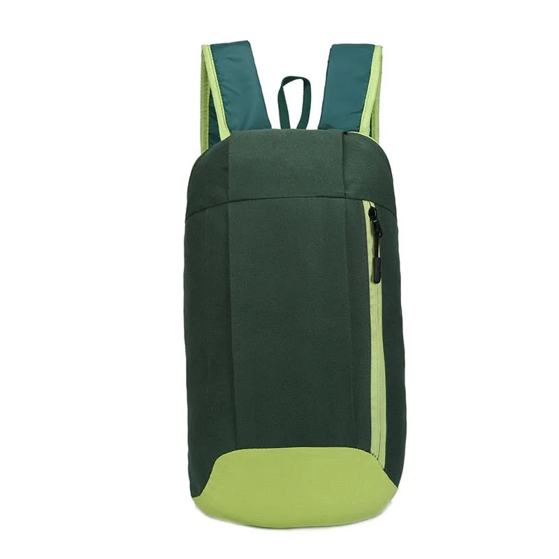 Outdoor Waterproof Backpack Sport Light Weight Travel Hiking Bag for Women Zipper Adjustable Belt Camping Knapsack Men Child 10L