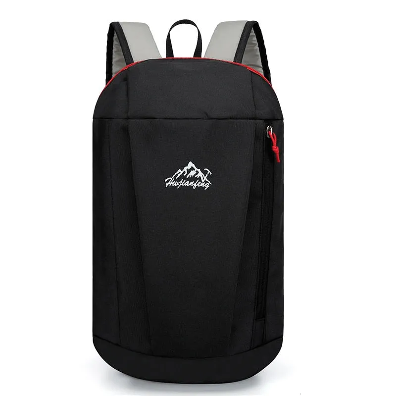 Outdoor Waterproof Backpack Sport Light Weight Travel Hiking Bag for Women Zipper Adjustable Belt Camping Knapsack Men Child 10L