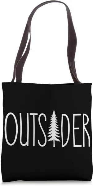 Outsider Retro Camping Adventure Hiking Outdoor Explorer Tote Bag