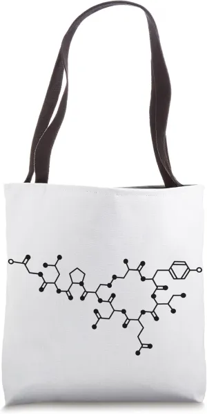 'Oxytocin' Love Hormone Molecule Birth Nerd Science Doula Tote Bag
