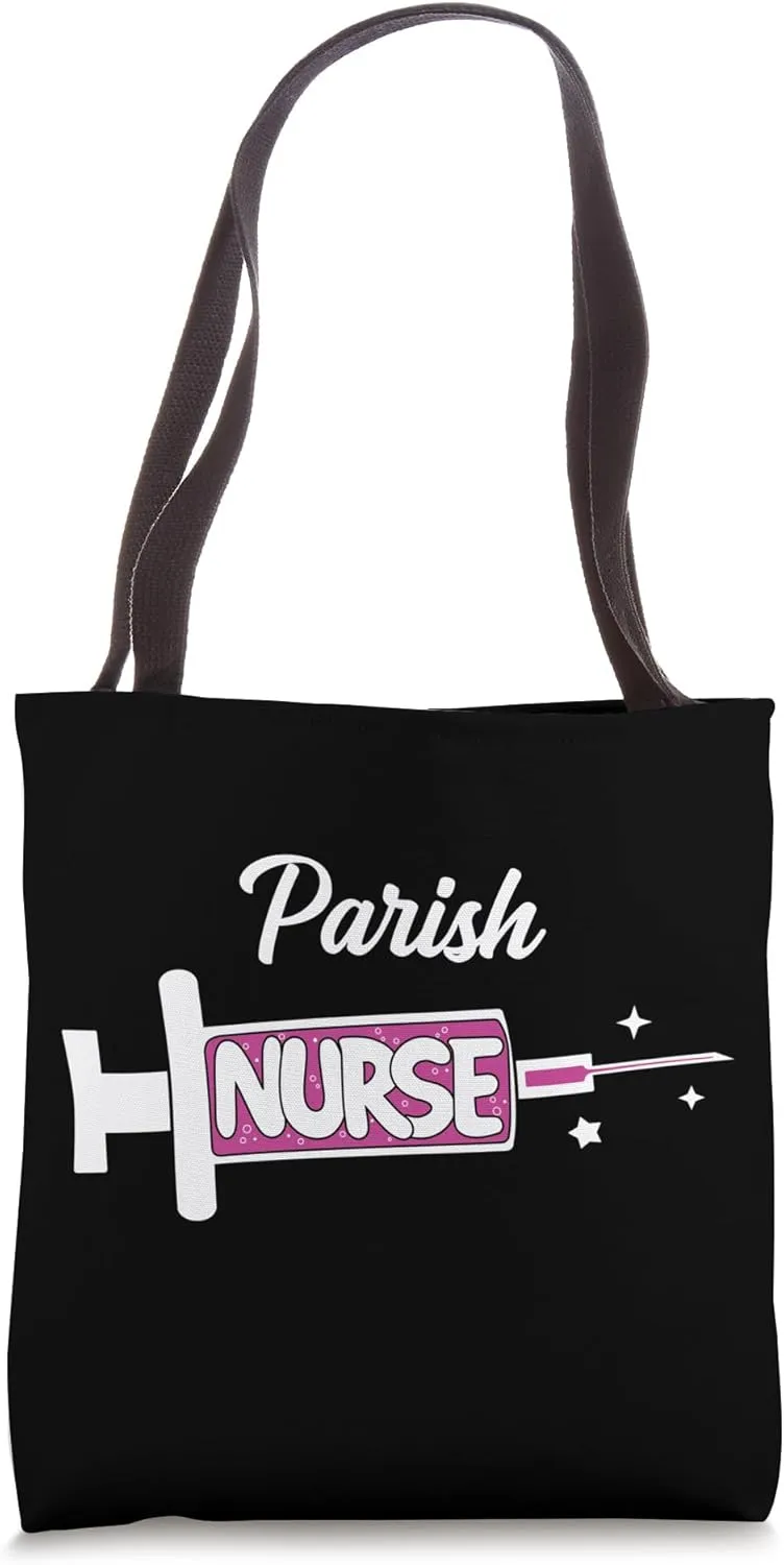 Parish Nurse Cute Faith Community Nursing Unit RN Tote Bag