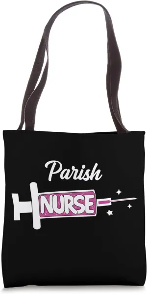 Parish Nurse Cute Faith Community Nursing Unit RN Tote Bag