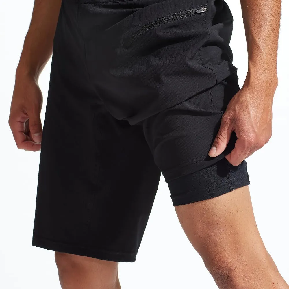 PEARL IZUMI Men's Mountain Bike Short. Detachable Chamois Liner & Two Zippered Pockets. Comfortable & Durable 11.5" Inseam.