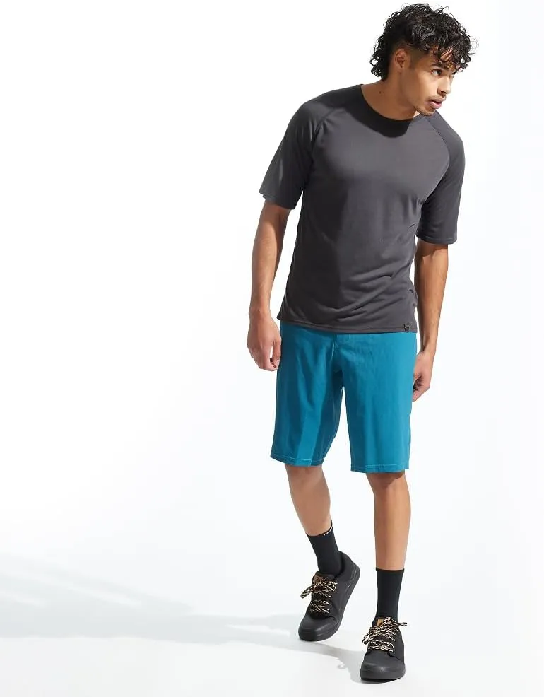 PEARL IZUMI Men's Mountain Bike Short. Detachable Chamois Liner & Two Zippered Pockets. Comfortable & Durable 11.5" Inseam.