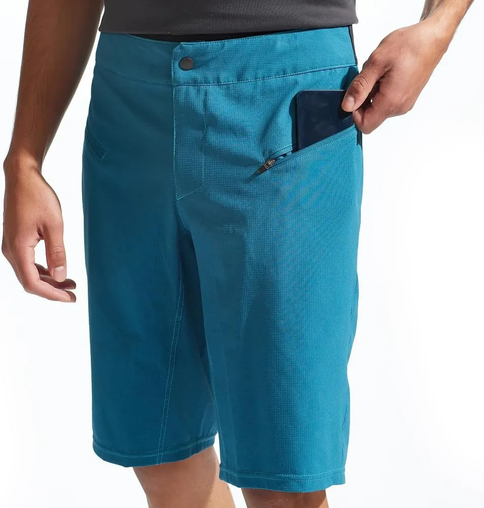 PEARL IZUMI Men's Mountain Bike Short. Detachable Chamois Liner & Two Zippered Pockets. Comfortable & Durable 11.5" Inseam.