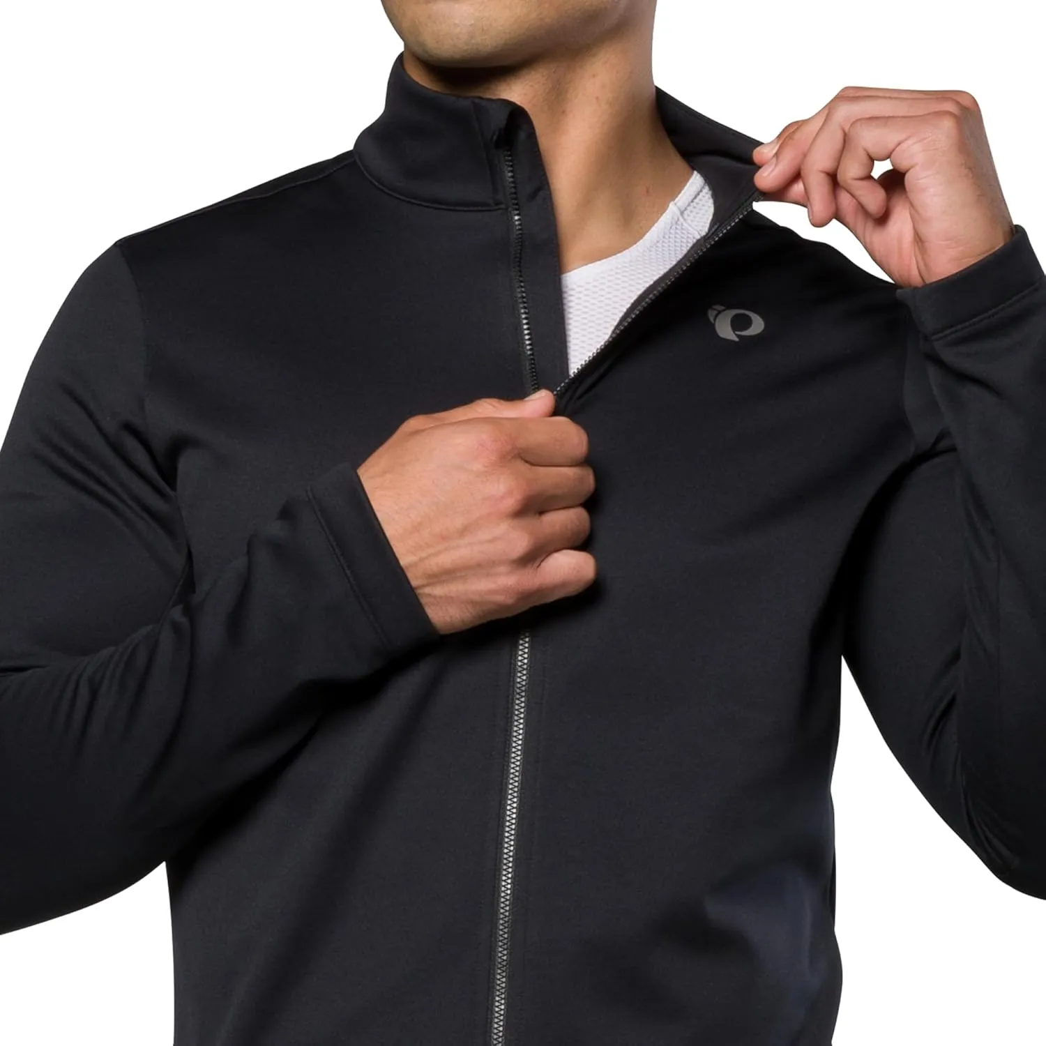 PEARL IZUMI Men's Quest Thermal Jersey, Full-Length Zipper, Brushed Fleece Interior & Three Rear Pockets