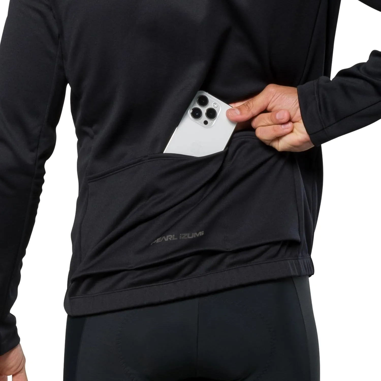 PEARL IZUMI Men's Quest Thermal Jersey, Full-Length Zipper, Brushed Fleece Interior & Three Rear Pockets