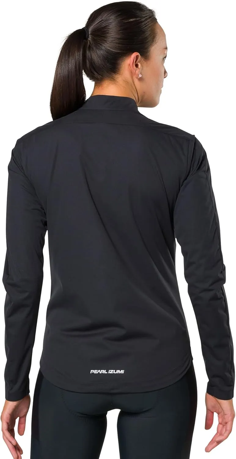 PEARL IZUMI, Women's PRO Barrier Jacket, Wind Resistant Cycling Jacket, Lightweight & Compressive with Safety Elements
