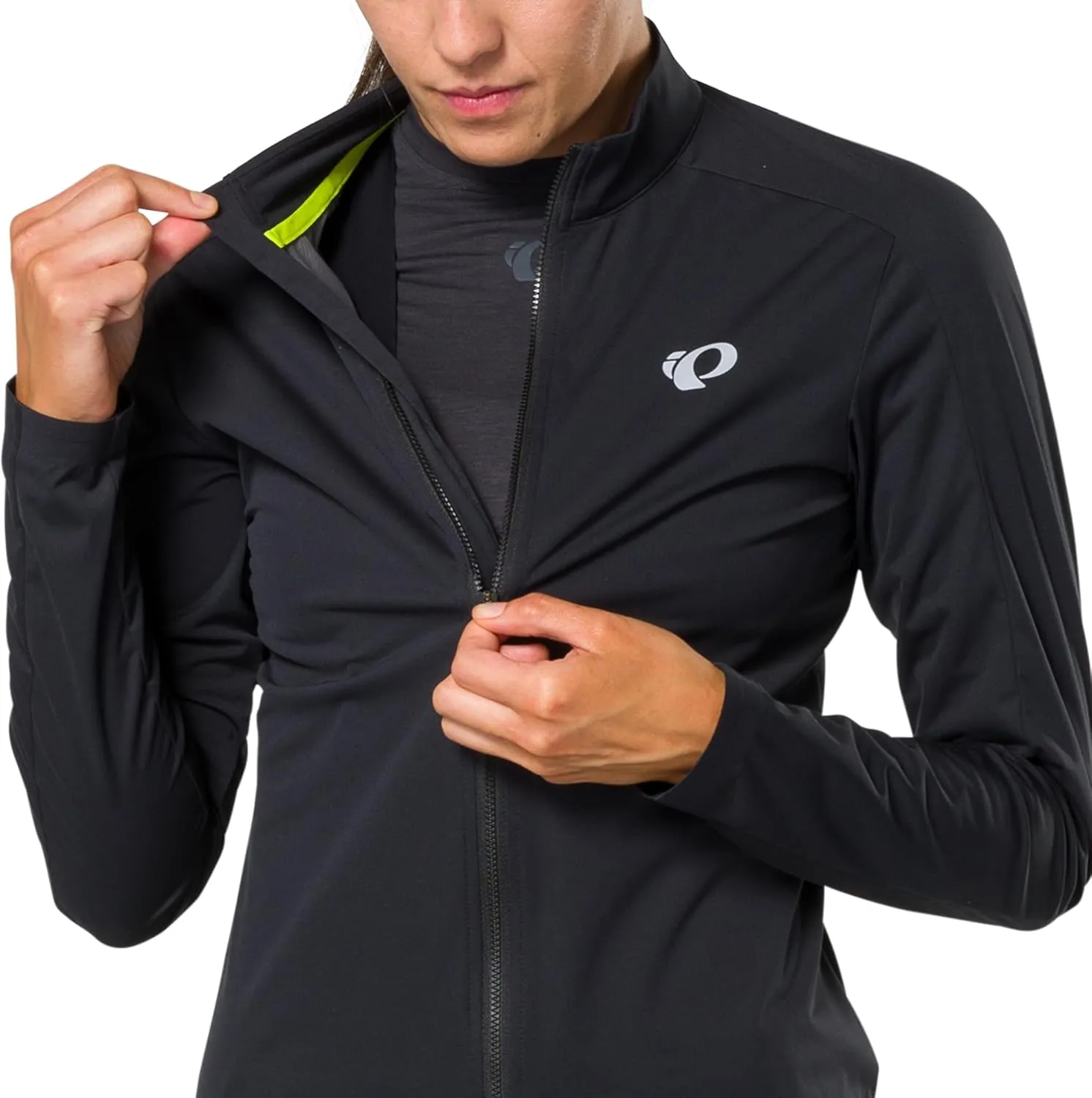 PEARL IZUMI, Women's PRO Barrier Jacket, Wind Resistant Cycling Jacket, Lightweight & Compressive with Safety Elements