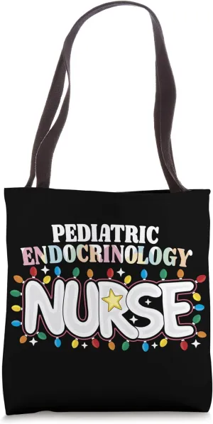 Pediatric Endocrinology Nurse Christmas Endocrine Nurse Crew Tote Bag