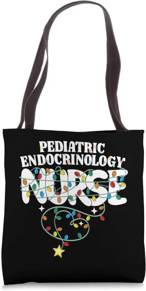 Pediatric Endocrinology Nurse Christmas Endocrine RN Squad Tote Bag