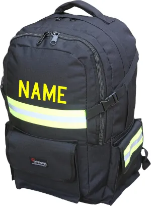 Personalized Firefighter 38L Black Backpack