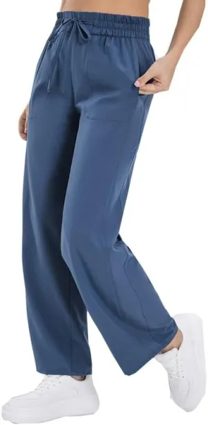 Petite Pants Women Hiking Quick Dry Cooling Travel Safari Lightweight Camping Cargo Pants for Running