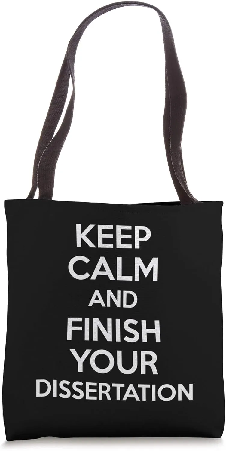 Phd Student Doctoral Candidate Gifts Dissertation Tote Bag