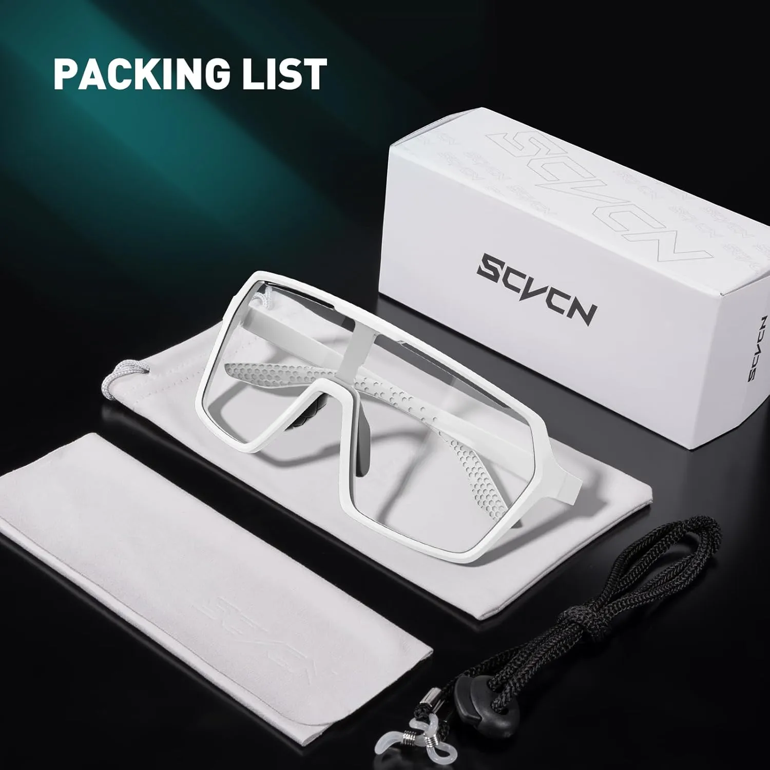 Photochromic Cycling Glasses Sport Sunglasses Clear MTB Men Women BMX Running Driving