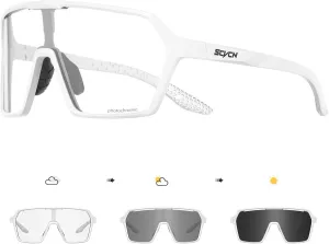 Photochromic Cycling Glasses Sport Sunglasses Clear MTB Men Women BMX Running Driving
