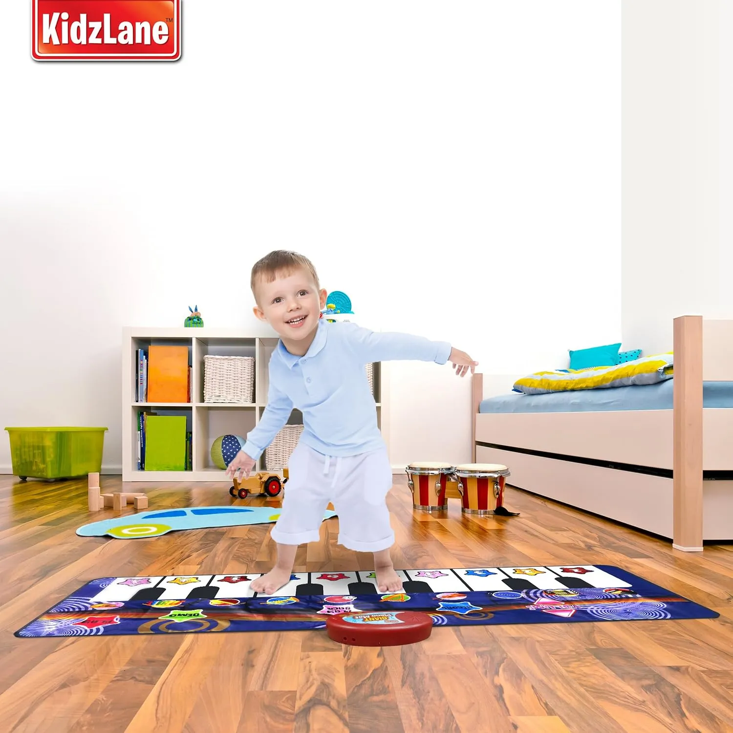 Piano Mat for Kids, 10 Selectable Sounds   Play -Record -Playback -Demo-mode, Heavy Duty Material