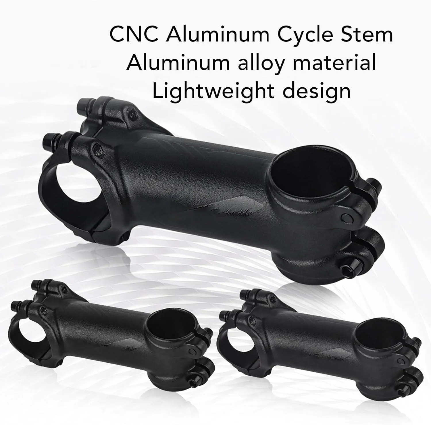 Pilipane Cycle Stem Aluminum Alloy Adjustable Shock Absorbing Short Handlebar Stem for Mountain Road Cycling 31.8mm Durable Lightweight