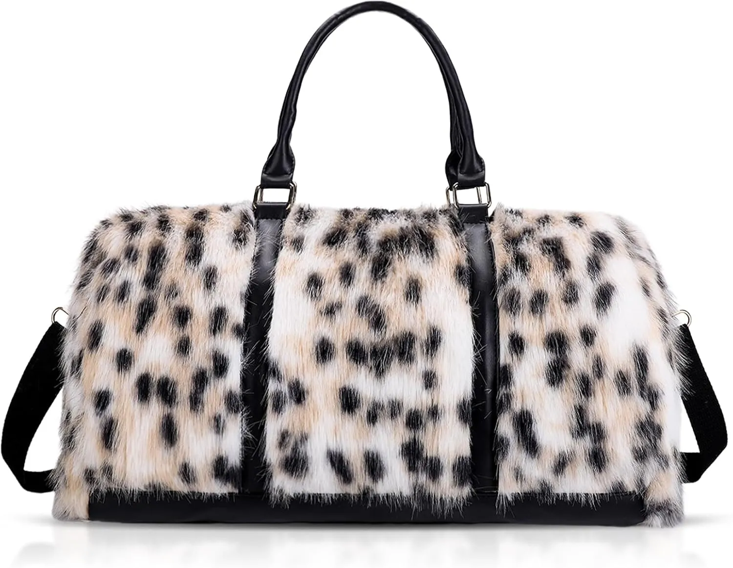 Plush Luggage Bag, Large Capacity Tote Bag for Women, Crossbody Bag for Vacation Travel Daily Matching