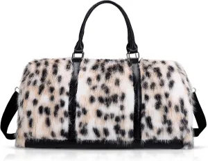 Plush Luggage Bag, Large Capacity Tote Bag for Women, Crossbody Bag for Vacation Travel Daily Matching