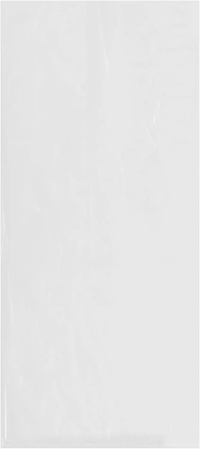 Plymor 16" x 36" (Pack of 50), 4 Mil Flat Open Clear Plastic Poly Bags