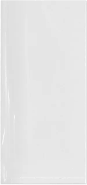Plymor 7" x 15" (Pack of 100), 2 Mil Flat Open Clear Plastic Poly Bags