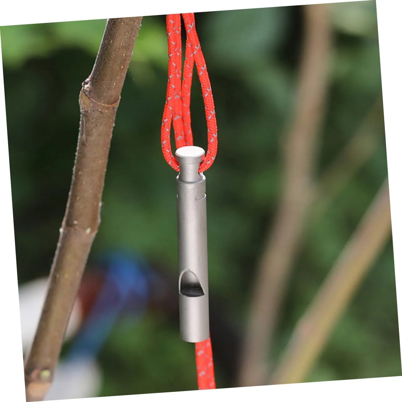 POPETPOP Titanium Whistle Decor Hiking Whistle Emergency Whistle Outdoor Whistle Portable Camping Whistle