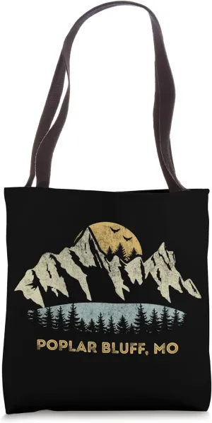 Poplar Bluff Missouri Mountain Sunset Sunrise MO Tote Bag