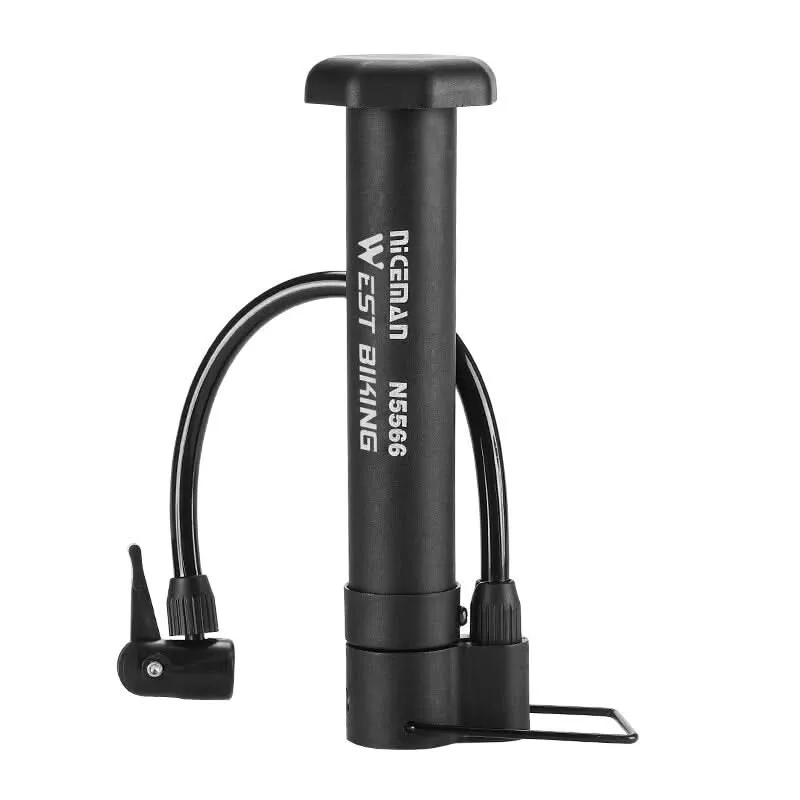 Portable High-Efficiency Bike Pump, Multi-Valve Inflator