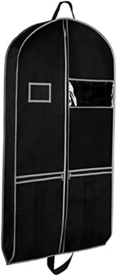 PRETYZOOM Clothing Garment Bag Duffle for Wedding Dress Suit Cover Travel Storage Bag (60x137x10cm)