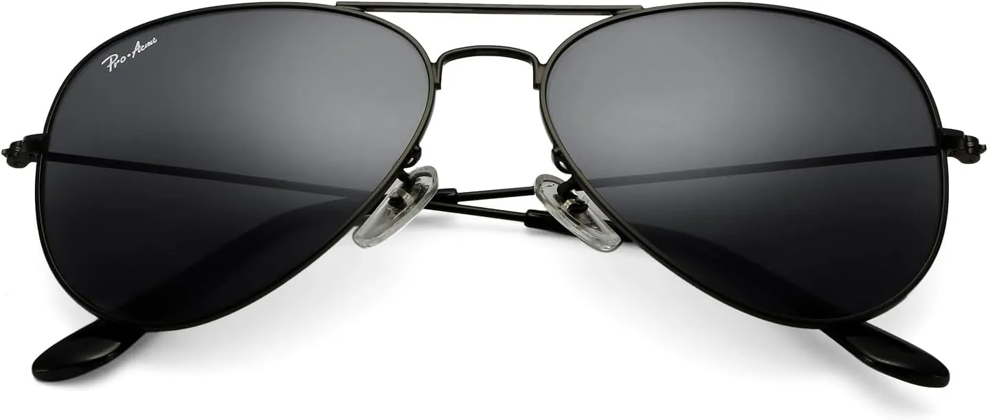 Pro Acme Classic Aviator Sunglasses for Women & Men Metal Frame UV400 Driver Sunglasses