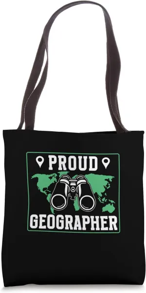 Proud Geographer Student Geographic Job Geography Tote Bag