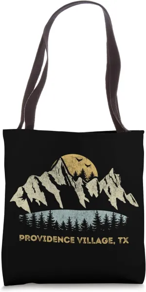 Providence Village Texas Mountain Sunset Sunrise TX Tote Bag