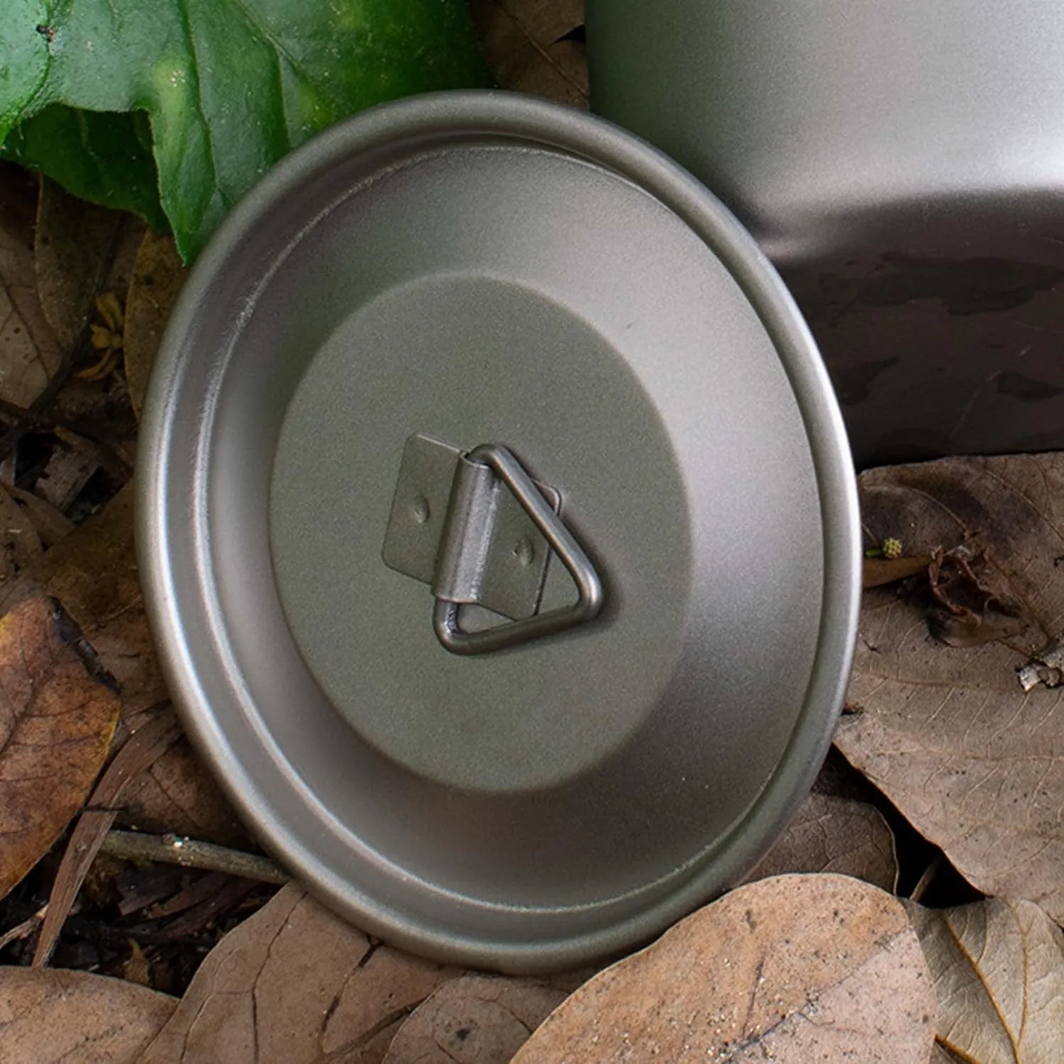 Pure Titanium Mug Outdoor Folding Portable Titanium Alloy Mug(500ML A)