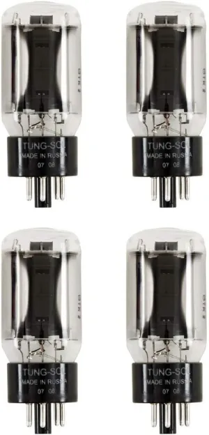 Quad of Tung-Sol 6L6 STR New Production Power Vacuum Tube