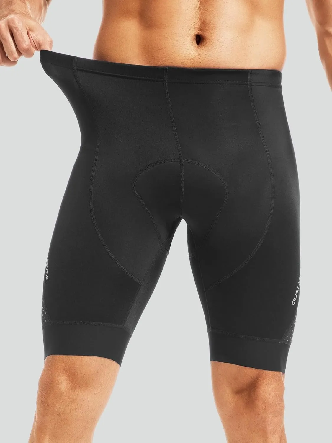 Qualidyne Men's Cycling Bike Shorts 3D Padded Biking Pants Cycle Shorts