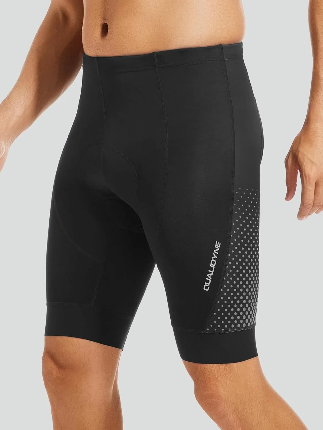 Qualidyne Men's Cycling Bike Shorts 3D Padded Biking Pants Cycle Shorts