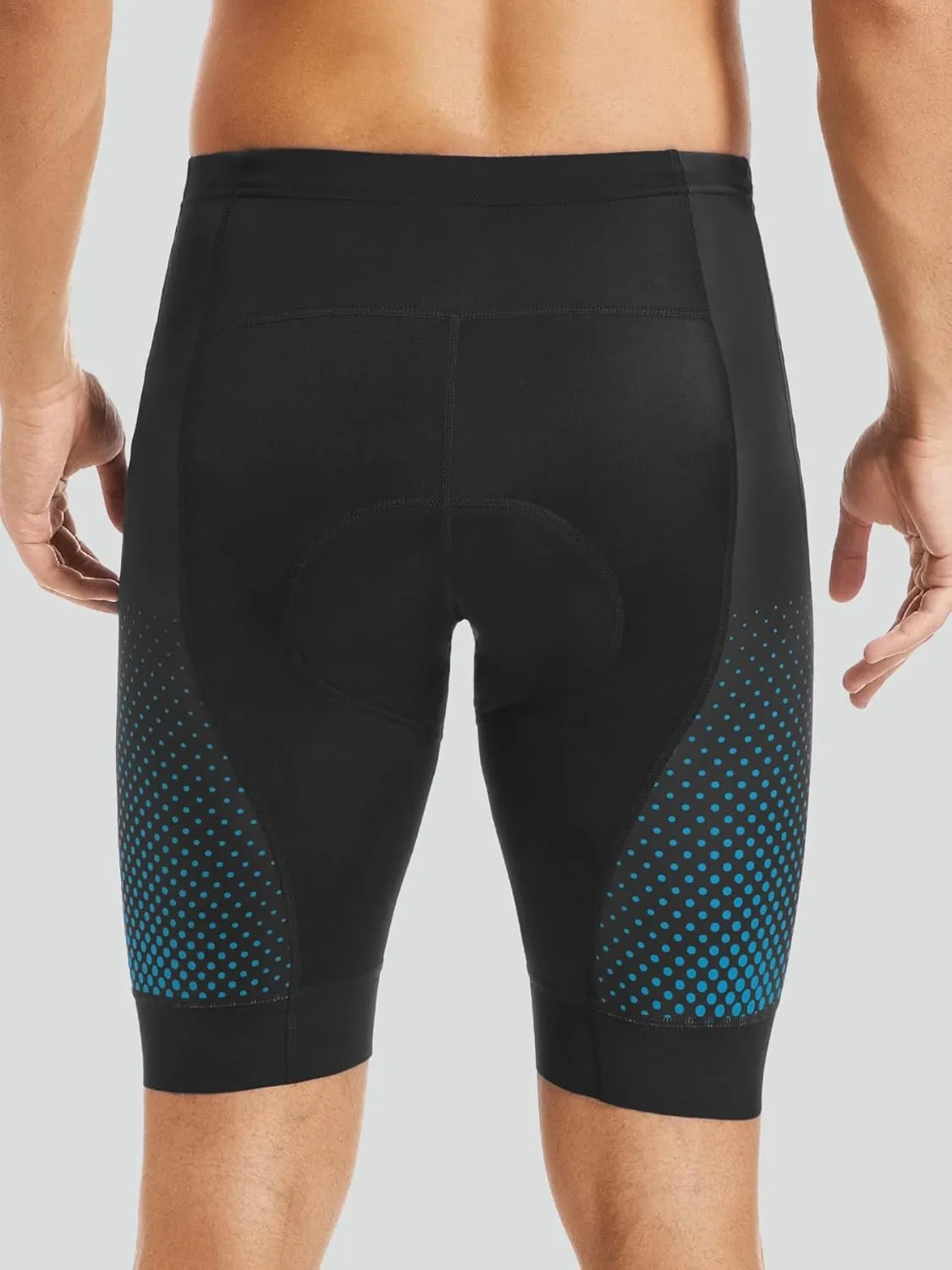 Qualidyne Men's Cycling Bike Shorts 3D Padded Biking Pants Cycle Shorts