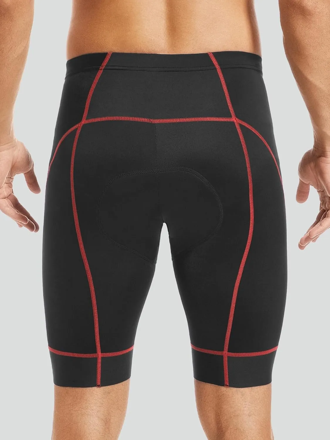 Qualidyne Men's Cycling Bike Shorts 3D Padded Biking Pants Cycle Shorts