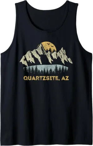 Quartzsite Arizona Mountain Sunset Sunrise AZ Tank Top
