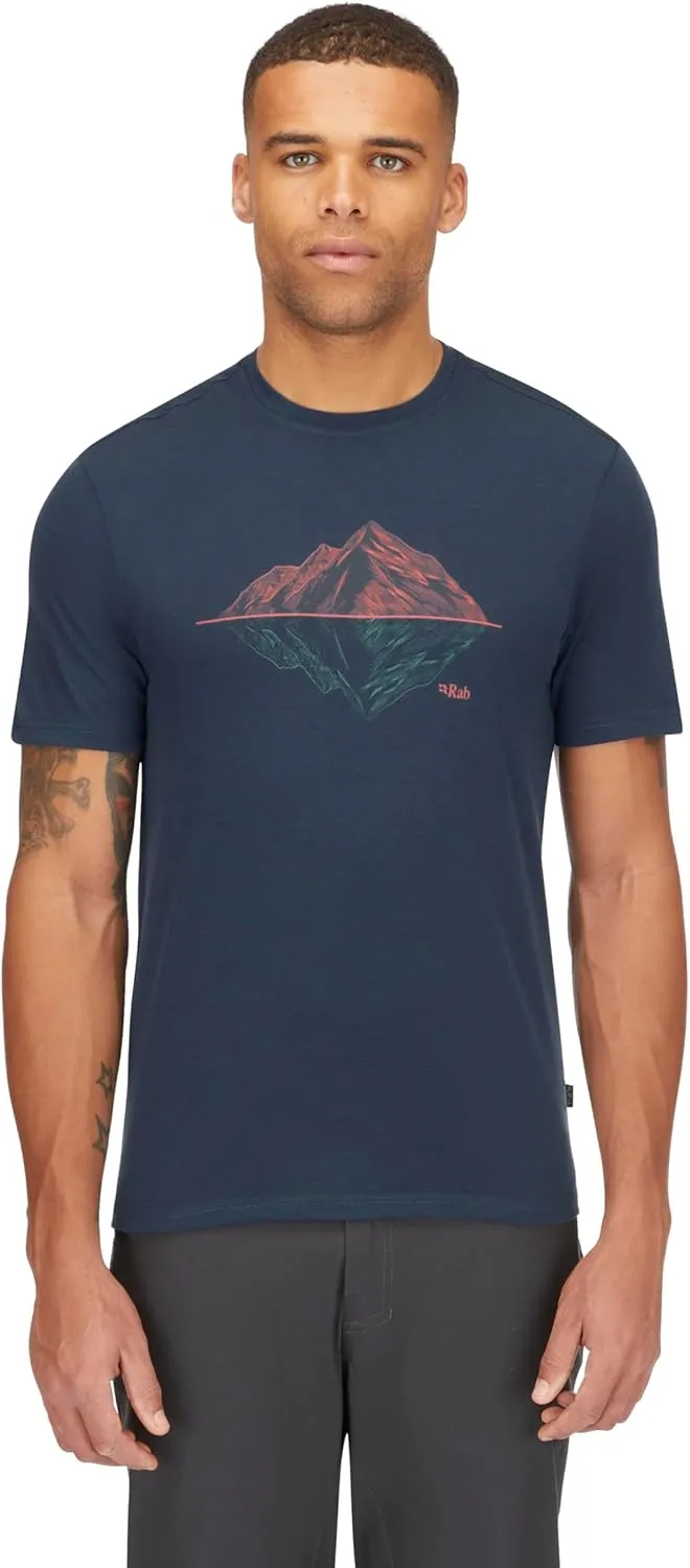 Rab Crimp Reflection Tee - Quick-Drying Comfortable Graphic T-Shirt for Hiking, Climbing, & Casual Use