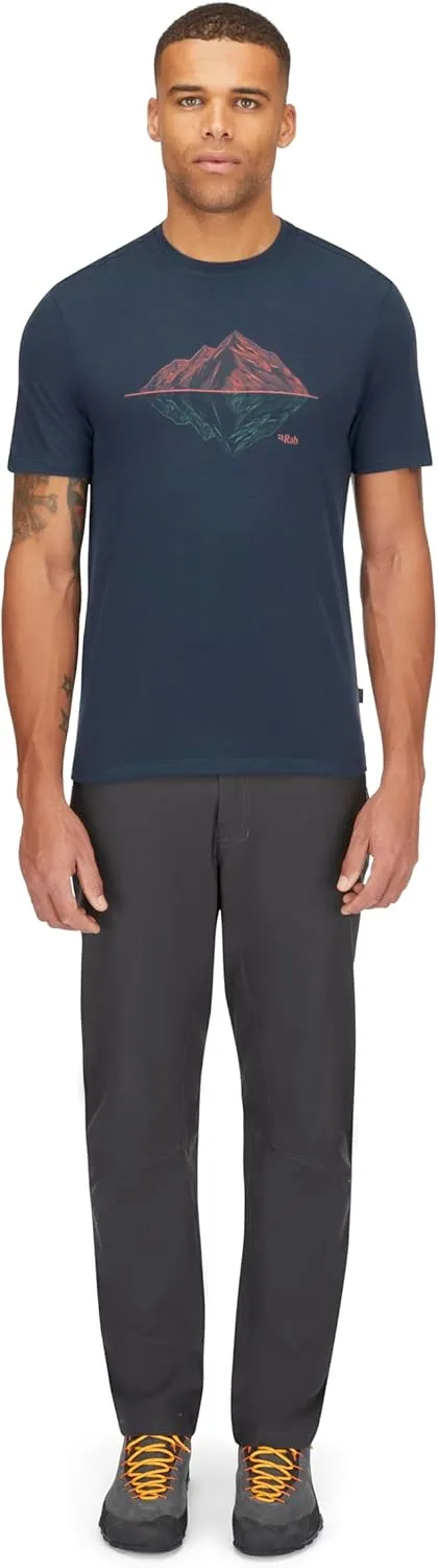 Rab Crimp Reflection Tee - Quick-Drying Comfortable Graphic T-Shirt for Hiking, Climbing, & Casual Use