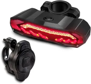 Rear USB Reable High Visibility Multifunction Bike Rear with Brake Sensing Cycle Tail Road Bike Rear Lamp